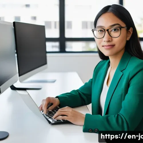 직업상담사 자격증 합격 후기 - **Prompt:** A diverse young professional, early 30s, with a focused and determined expression, sits ...