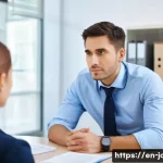 직업상담사 이론과 실무의 차이 - **Prompt: "The Human Element in Career Counseling"**
    A realistic, high-definition photograph cap...