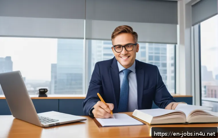 직업상담사 연봉 현실 - A professional career counselor’s private office setting in a modern urban environment, featuring a ...